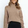 PUP4 Clothing Cersi Knit Sweater - Mocha