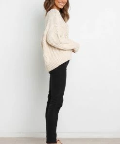 PUP4 For The Bride Ceylon Knit Sweater - Cream