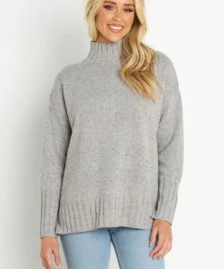 PUP8 Bump Friendly Conny Knit Sweater - Grey