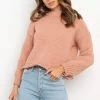 PUP52 Debut Knit Sweater - Peach