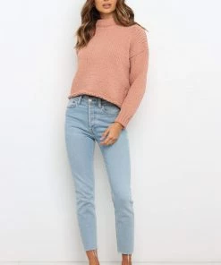 PUP52 Debut Knit Sweater - Peach