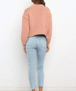 PUP52 Debut Knit Sweater - Peach