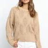 PUP4 Clothing Dodie Knit Sweater - Camel
