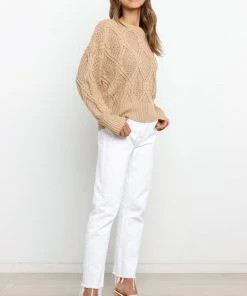 PUP4 Clothing Dodie Knit Sweater - Camel
