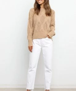 PUP4 Clothing Dodie Knit Sweater - Camel