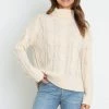 PUP4 Emily Knit Sweater - Cream Clothing