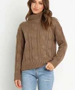 PUP4 Clothing Emily Knit Sweater - Olive