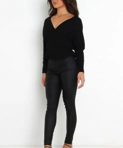 PUP20 Fiona Knit Sweater - Black