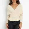 PUP20 Fiona Knit Sweater - Cream