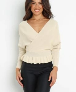 PUP20 Fiona Knit Sweater - Cream