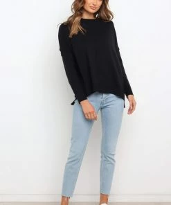PUP50 Fleur Knit Sweater - Black Clothing