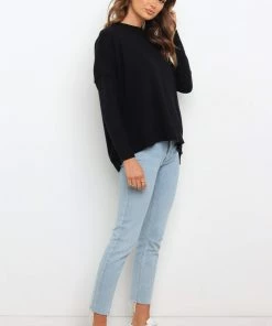 PUP50 Fleur Knit Sweater - Black Clothing