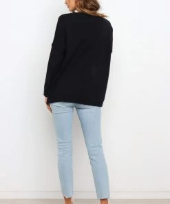 PUP50 Fleur Knit Sweater - Black Clothing