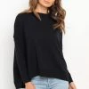 PUP50 Fleur Knit Sweater - Black Clothing