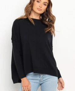 PUP50 Fleur Knit Sweater - Black Clothing