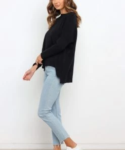 PUP50 Fleur Knit Sweater - Black Clothing