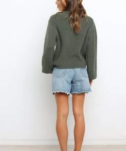 PUP4 Freddie Knit Sweater - Green Clothing