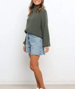 PUP4 Freddie Knit Sweater - Green Clothing