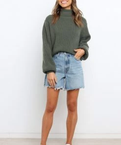 PUP4 Freddie Knit Sweater - Green Clothing