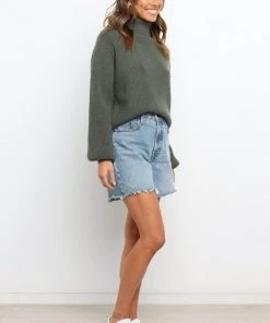 PUP4 Freddie Knit Sweater - Green Clothing