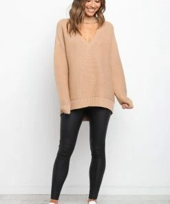 PUP16 Clothing Glade Knit Sweater - Tan