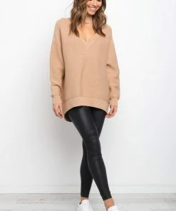 PUP16 Clothing Glade Knit Sweater - Tan