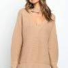 PUP16 Clothing Glade Knit Sweater - Tan