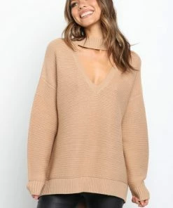 PUP16 Clothing Glade Knit Sweater - Tan