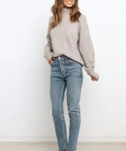 PUP50 Greta Knit Sweater - Grey Clothing