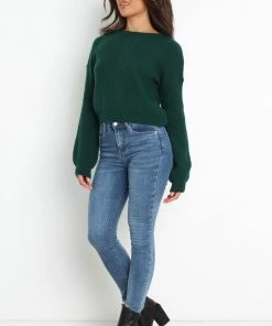 PUP4 Henrie Knit Sweater - Emerald Clothing