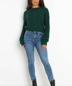 PUP4 Henrie Knit Sweater - Emerald Clothing