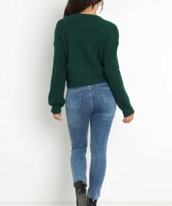 PUP4 Henrie Knit Sweater - Emerald Clothing
