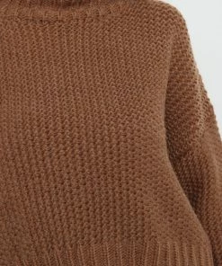 PUP3 Clothing Iovita Knit Sweater - Brown