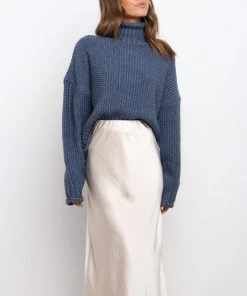 PUP3 Iovita Knit Sweater - Navy Clothing