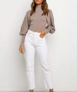 PUP55 Izarah Knit Sweater - Mocha