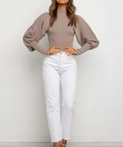 PUP55 Izarah Knit Sweater - Mocha