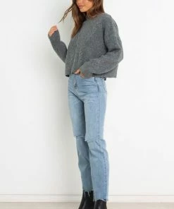 PUP53 Jeremo Knit Sweater - Dark Grey Clothing