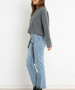 PUP53 Jeremo Knit Sweater - Dark Grey Clothing