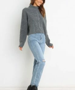 PUP53 Jeremo Knit Sweater - Dark Grey Clothing