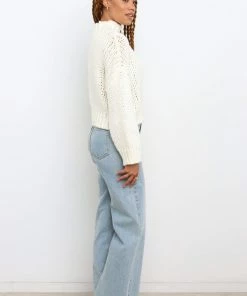 PUP14 Kennedy Knit Sweater - White