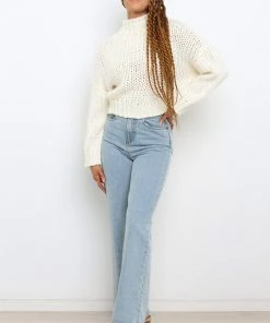 PUP14 Kennedy Knit Sweater - White