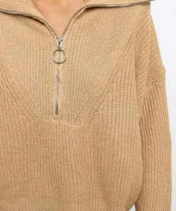 PUP14 Kerry Knit Sweater - Camel