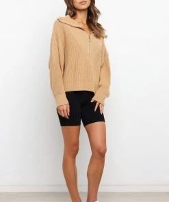 PUP14 Kerry Knit Sweater - Camel
