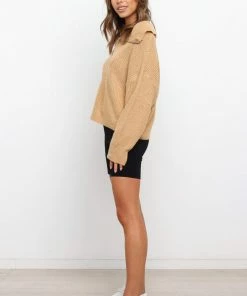 PUP14 Kerry Knit Sweater - Camel