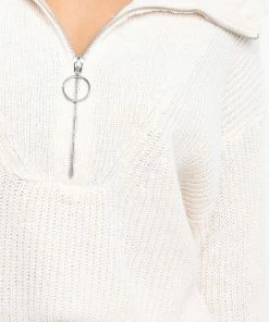 PUP14 Kerry Knit Sweater - Cream Clothing