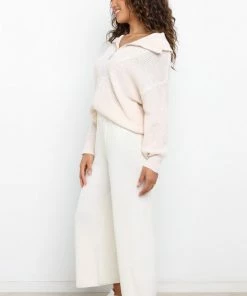 PUP14 Kerry Knit Sweater - Cream Clothing