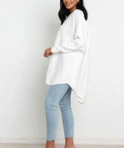 PUP4 Kew Knit Sweater - White For The Bride