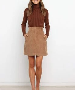 PUP15 Kimmy Knit Sweater - Chocolate Brown