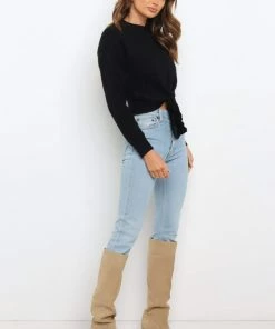 PUP14 Koreen Knit Sweater - Black Clothing