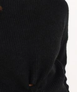 PUP14 Koreen Knit Sweater - Black Clothing